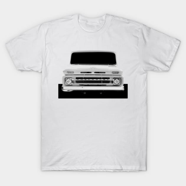 1965 Chevy C-10 - High Key T-Shirt by mal_photography